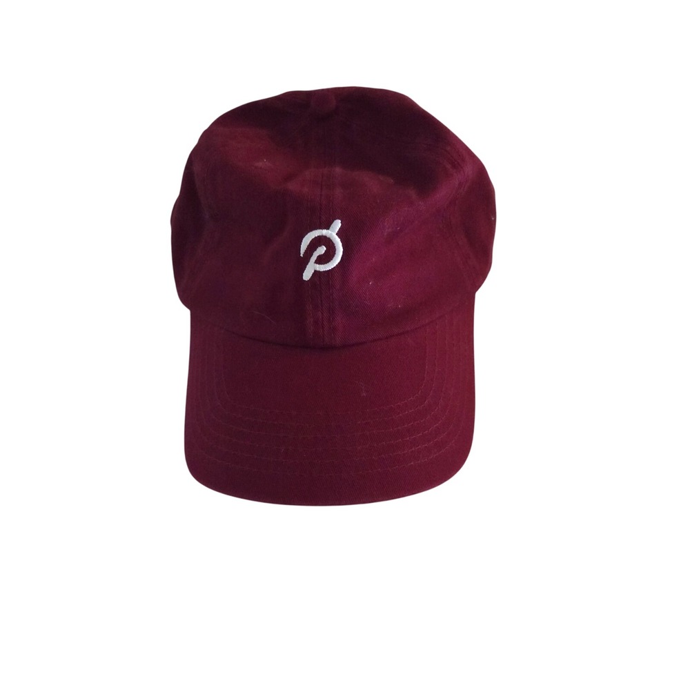 Peloton Maroon Hat Adjustable‎ Baseball Cap Activewear Fitness Gym Workout